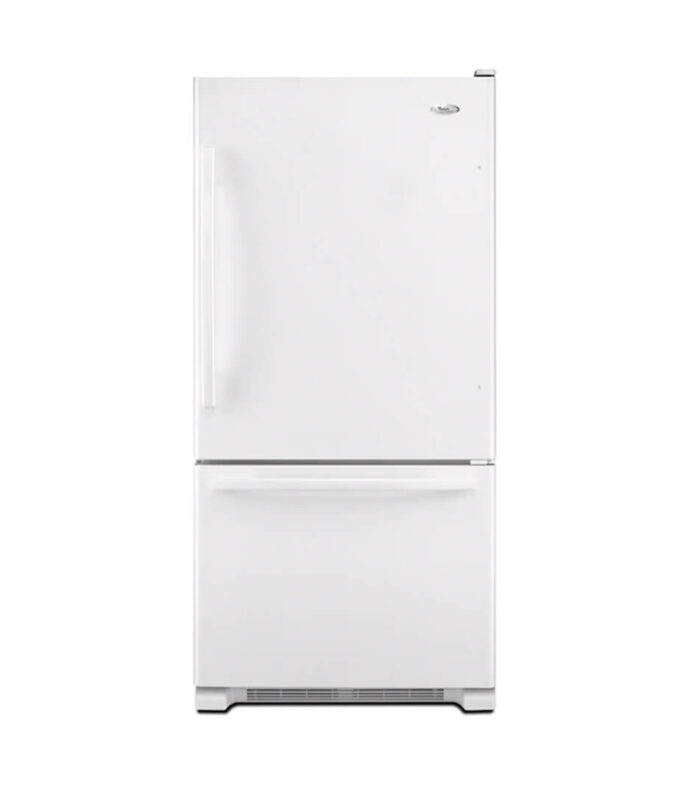 Whirlpool - 21.9 cu. ft. Bottom-Freezer Refrigerator with 5 Spillproof Glass Shelves